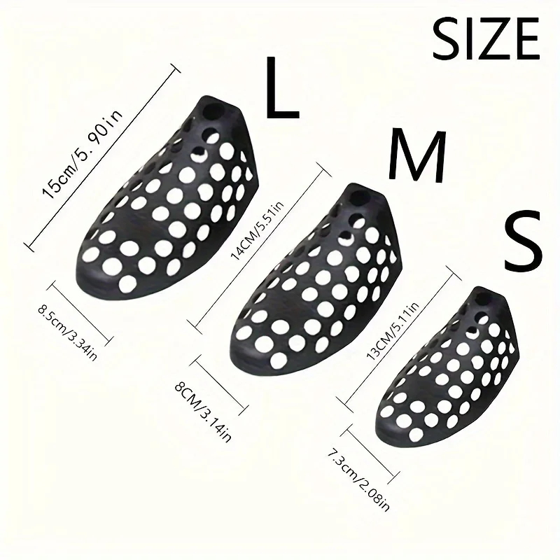 6 Pairs S/M/L Plastic Sneaker Shoe Support Anti-Wrinkle Waterproof Anti-Deformation Shoe Stretchers Anti-Bend Split Shoe Lasts