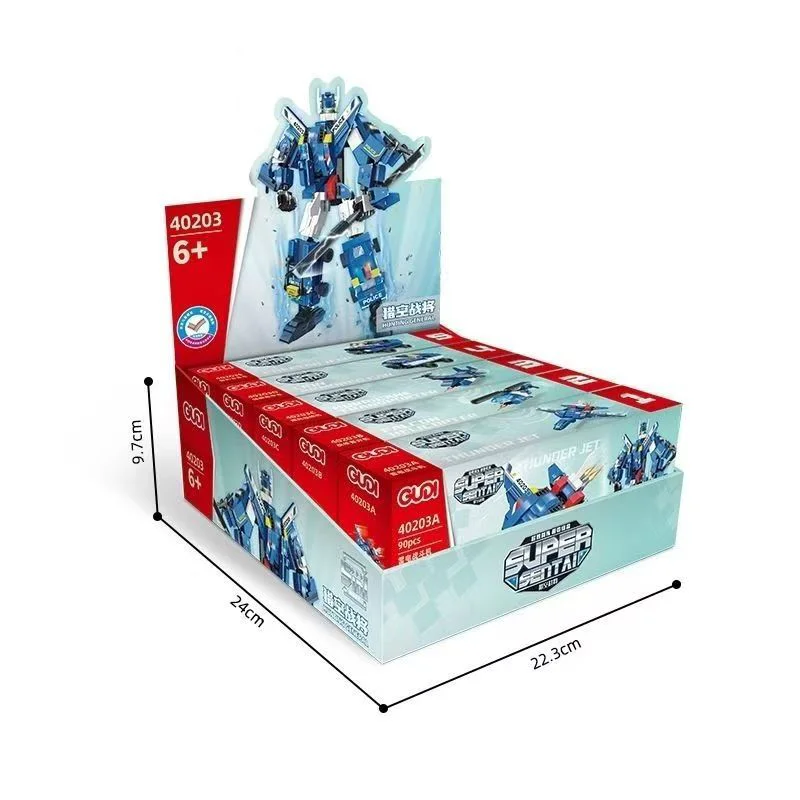 10 ''/26 センチメートル変換メカ組み立てビルディングブロック ABS ロボットモデルレンガ建設セット子供のおもちゃ男の子の誕生日プレゼント