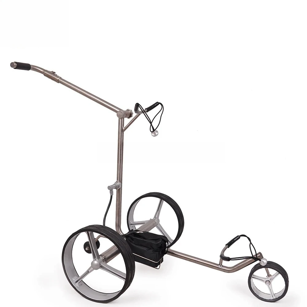 

2025 Titanium High Power Remote Control Golf Trolley ,Fit 24V Lithium Battery And Light Weight