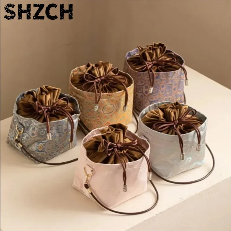 Fabric Style Handheld Detachable Tea Set Storage Bag Outdoor Tea Event Bag Teapot Tea Cup Portable Shockproof Storage Bag ZI530