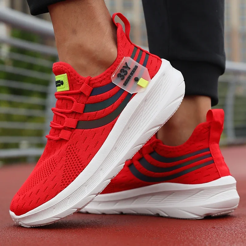 Herren Freizeitschuhe Modische und Atmungsaktive Mesh-Flachschuhe 2026 Vulkanisierte Turnschuhe für Outdoor-Laufen und -Gehen – Detail 17