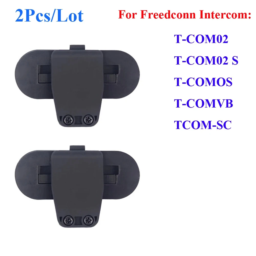 2 Pcs Freedconn Clip Parts for FreedconnT COM VB T COM SC Motorcycle Bluetooth Helmet Interphone Clip Buckcle Accessories