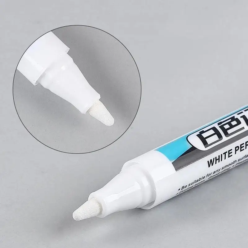 3/5 Pcs White Marker Pens Waterproof Non-Fading Paint Pen Set for Wood Rock Plastic Glass Stone Graffiti Art