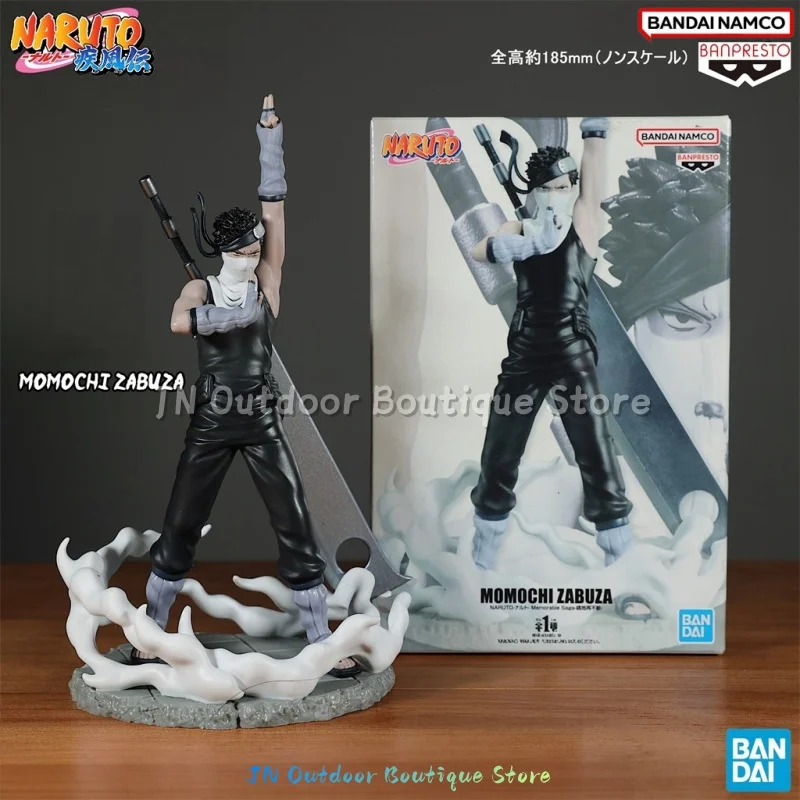 Figura de PVC de Momochi Zabuza de la Saga Memorable de Naruto Shippuden de Bandai Banpresto, Modelo de Adorno de Escritorio, Juguete Coleccionable, Regalo
