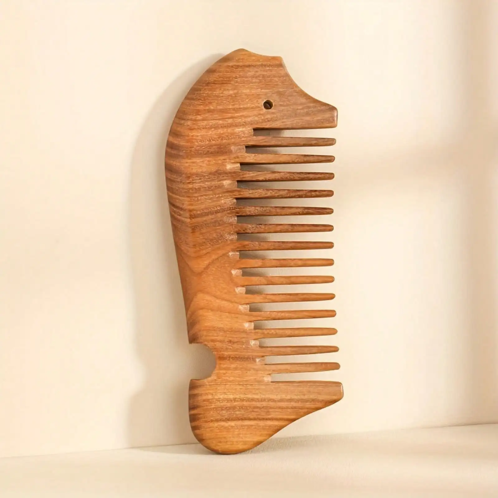 

Sandalwood Comb, Wide-Toothed Comb, Nourishes The Scalp, Relieves Stress, For Normal Hairstyles, Wooden Brush Material, Sandalwood Handle Material