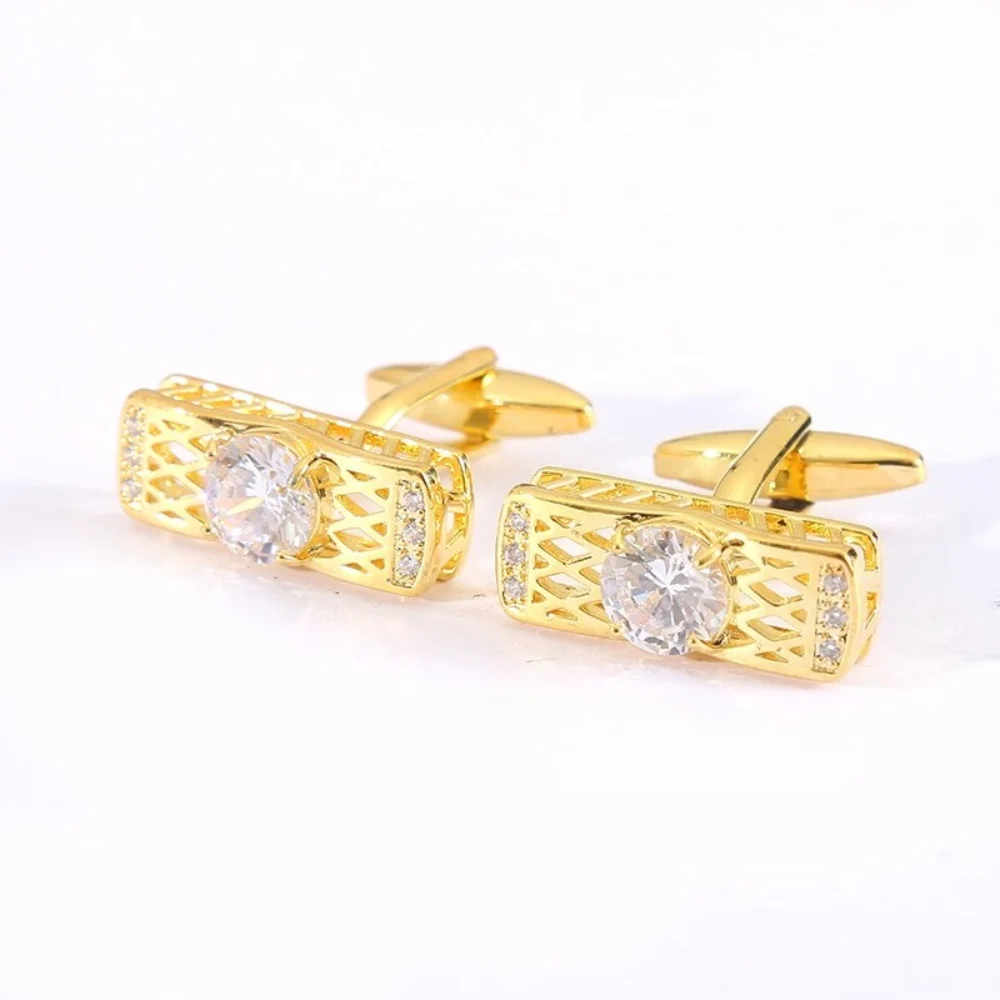 Multi Style French Cufflinks with Fan-shaped/floral/geometric Shapes Men's Business Dress Shirt Cuff Novel Cufflinks Decoration