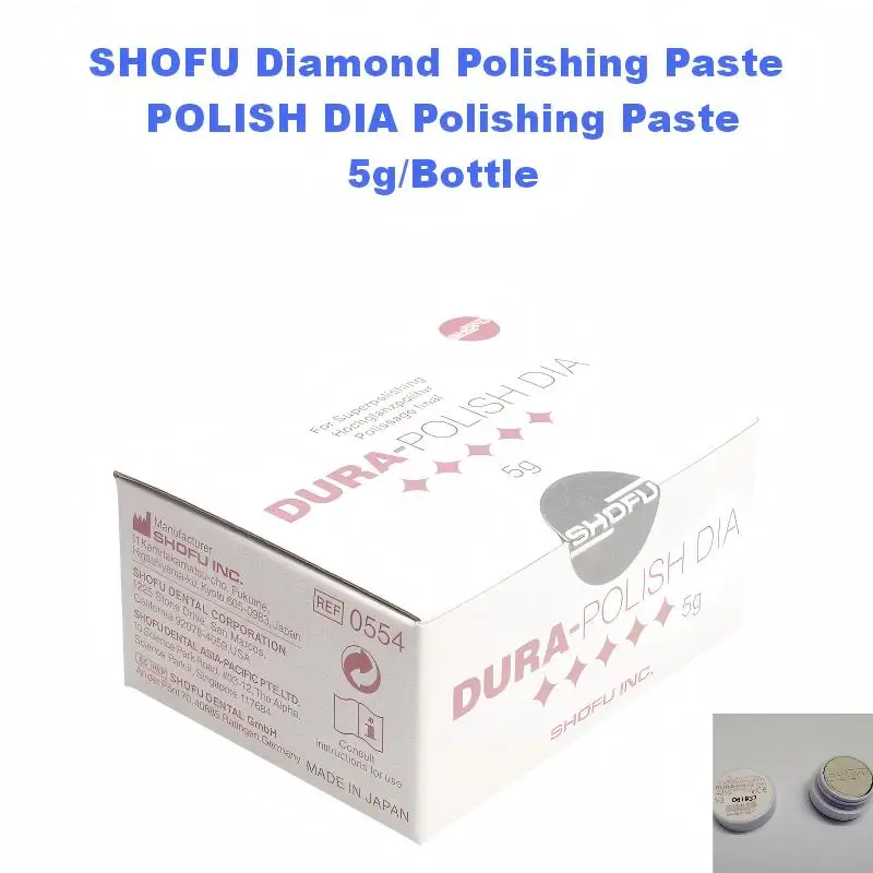SHOFU Diamond Polishing Paste  Aluminum Oxide Paste Dura Polish Dia High Gloss Polishing for Composite Ceramic