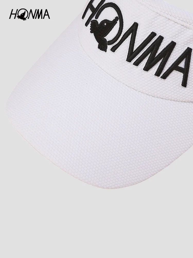 

HONMA Men’s Adjustable Golf Visor Breathable Sun Cap with Mesh Sweatband Outdoor Sports Hat