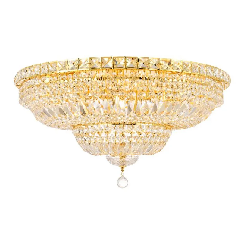 Large Crystal Ceiling Light for living room lobby hallway hanging light fixture home decor cristal Ceiling lamps Flush Mount