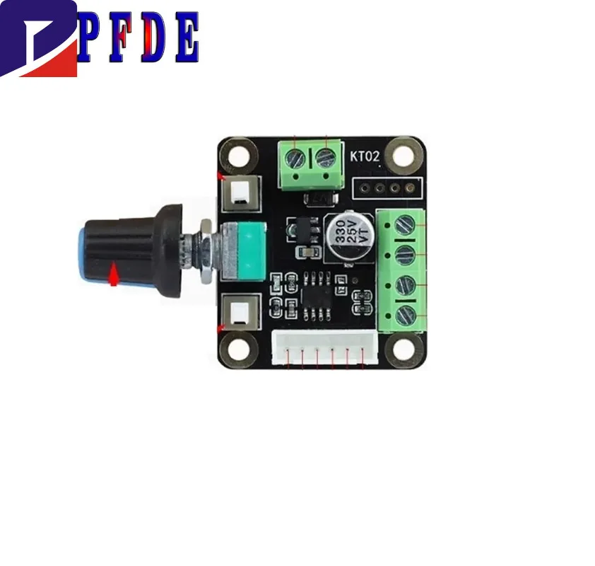 KT02 Stepper Servo Motor Controller, Pulse Generator, Knob Rotation, Stepless Speed