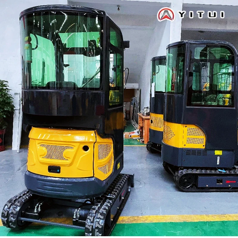 Mini escavatore a consegna rapida da 2,0 tonnellate per fattoria di frutteti Escavatore su pista personalizzato di alta qualità CE EPA Euro 5 Consegna rapida