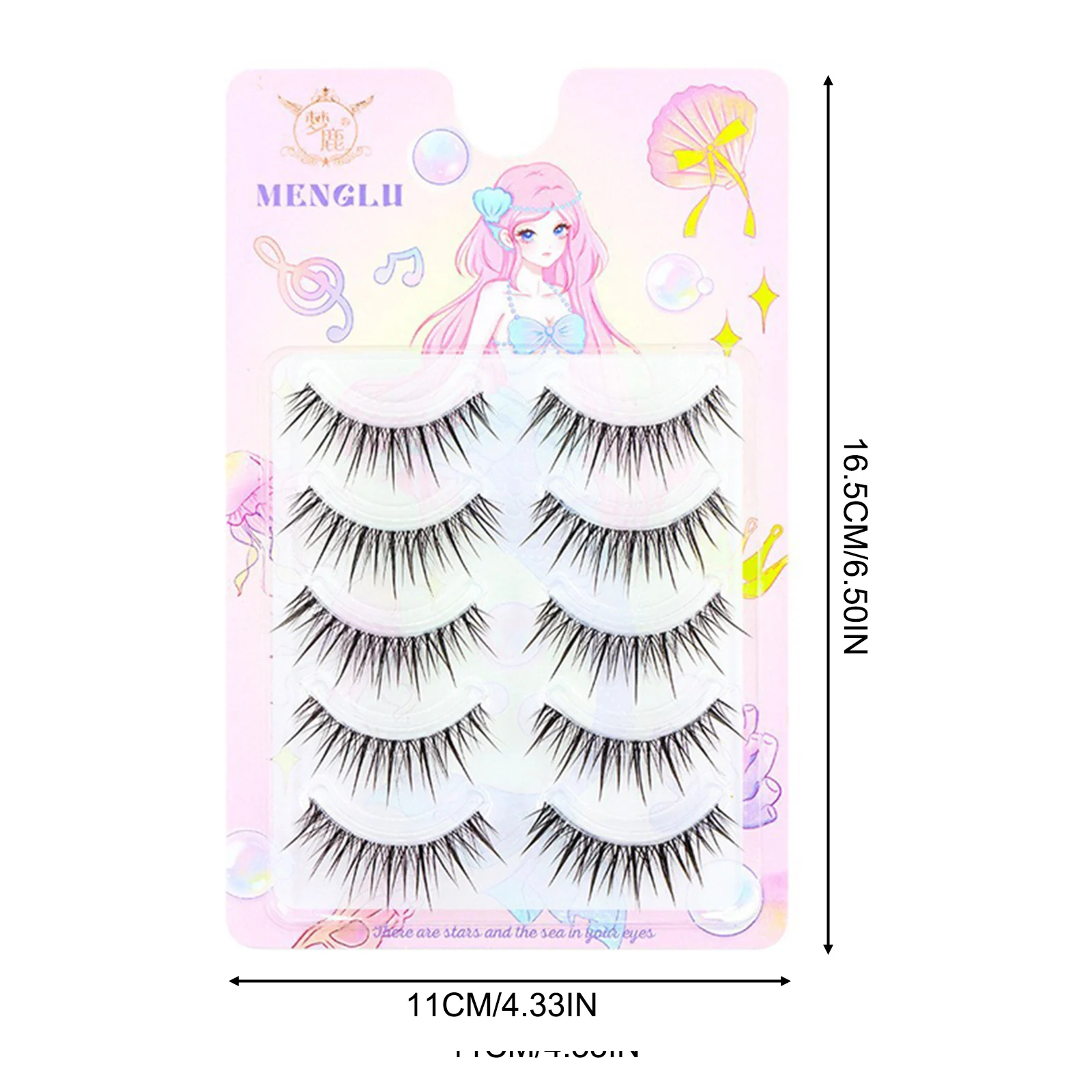 Strisce complete Ciglia finte Stile coreano naturale Estensione ciglia sottili Visone finto Soffici ciglia spesse per il trucco quotidiano