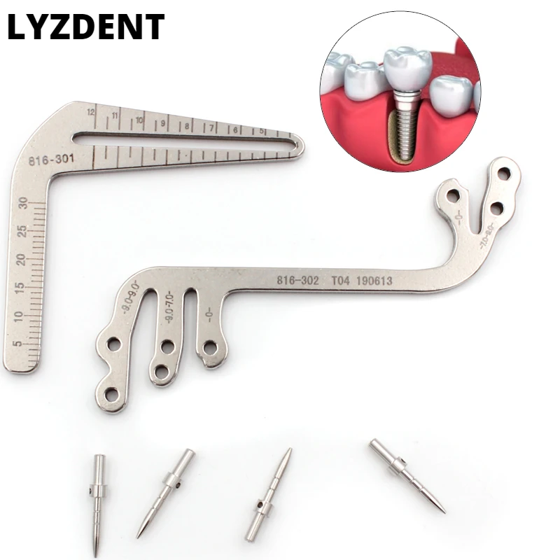 

LYZDENT Dental Guide Ruler For Implant Surgery Instrument Oral Planting Positioning Dentistry Tool