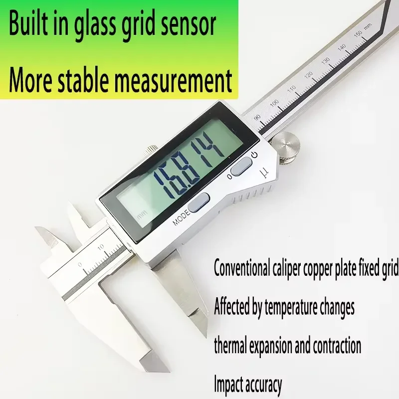 High-precision Digital Micrometer Vernier Caliper Resolution 0.001mm Thousandths Three Decimal Places Electronic Micron