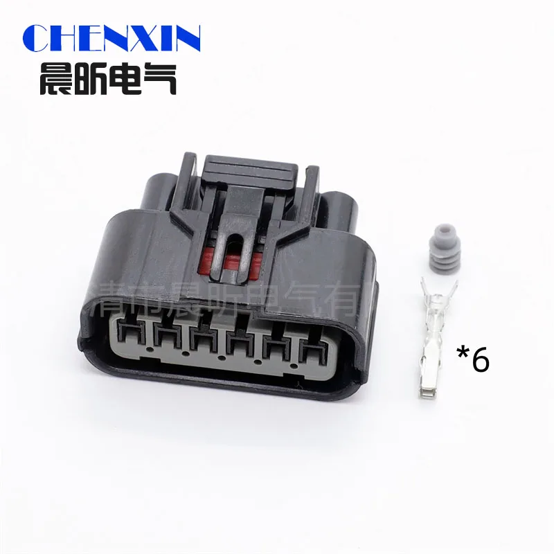 car accessory 6 Pin 6188-0658 6189-1012 1.2mm Automotive Connector Waterproof LED Light Lamp Socket