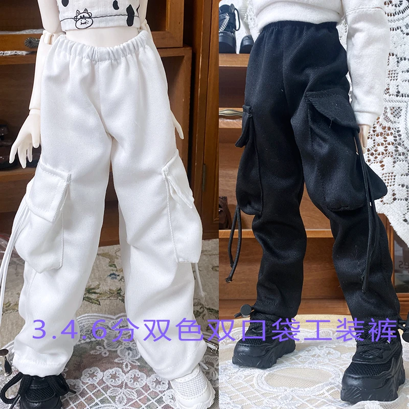 45CM BJD Doll Double Pocket Work Pants - Craftsman Style Versatile Fashionable Christmas Gift for Collectors