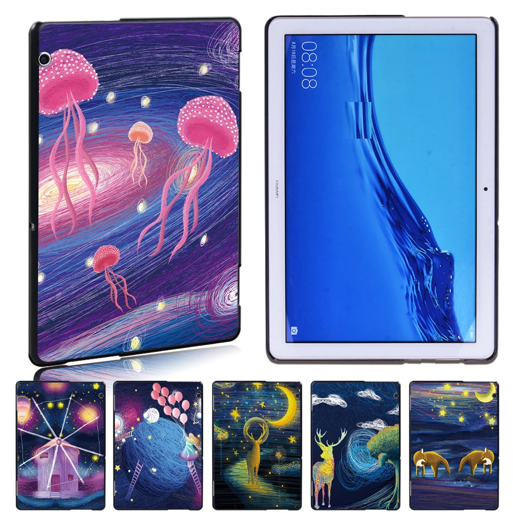 

For Huawei MediaPad T5 10.8 case Plastic Shockproof tablet cover Huawei MediaPad T3 8.0 T3 9.6 M5 Lite 10.1 8.0 protective case