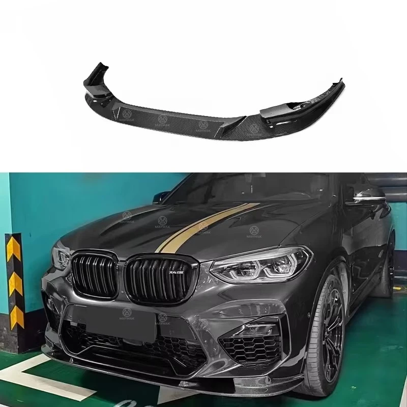 

Premium 3D Style Carbon Fiber Auto Front Lip Splitter Modified Front Bumper Lip Spoiler Bodykit for F97 X3M F98 X4M