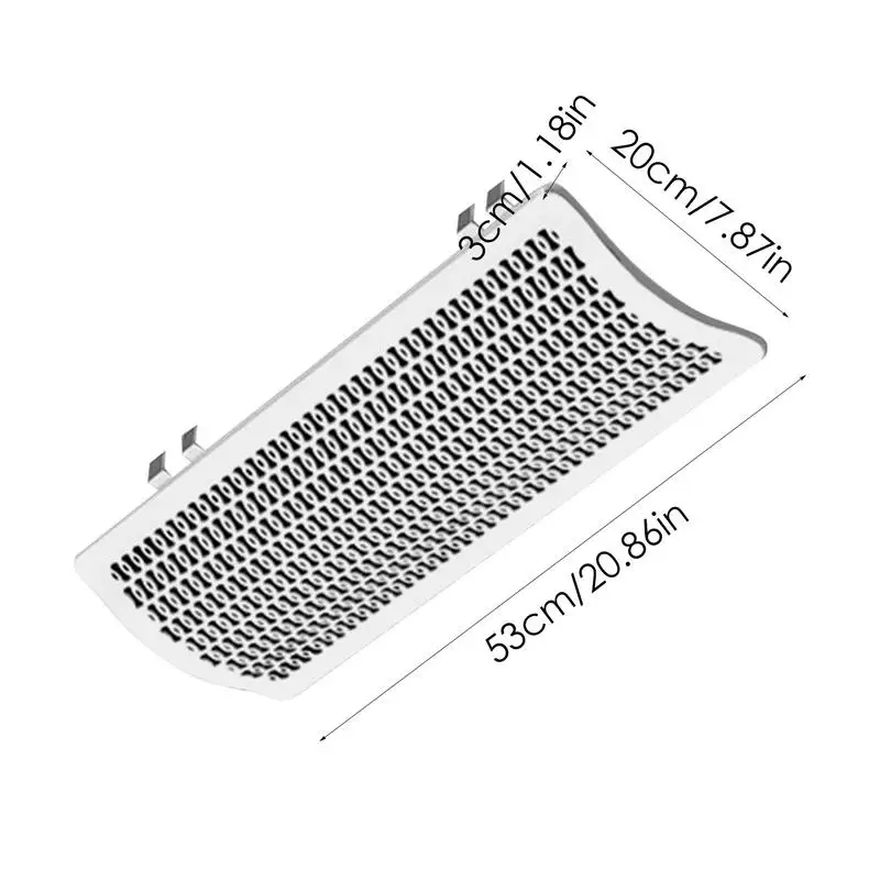 Klimatyzator Szyba przednia Anti-Direct Blowing Punch Free Air Outlet Baffle Uniwersalny przewodnik po kierunku wiatru do sypialni