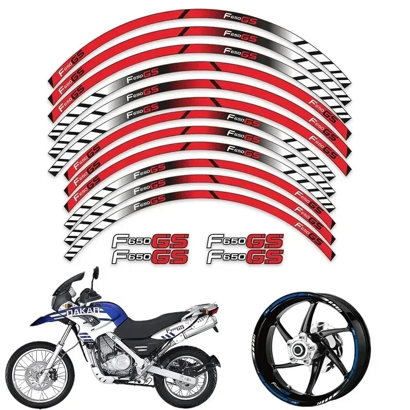 

Для BWM F650GS F 650GS F650 GS Moto Parts Contour Wheel декоративная переводная наклейка-2