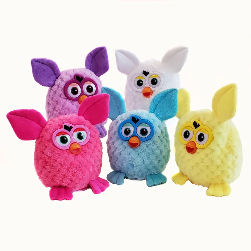 Divertidos mascotas electrónicas Furbiness Boom parlante Phoebe mascotas interactivas búho grabación electrónica niños juguetes de regalo de Navidad