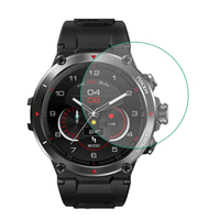 Hard Tempered Glass Smartwatch Protective Film For Zeblaze Stratos 2 GPS Sport Smart Watch Screen Protector Cover Accessories