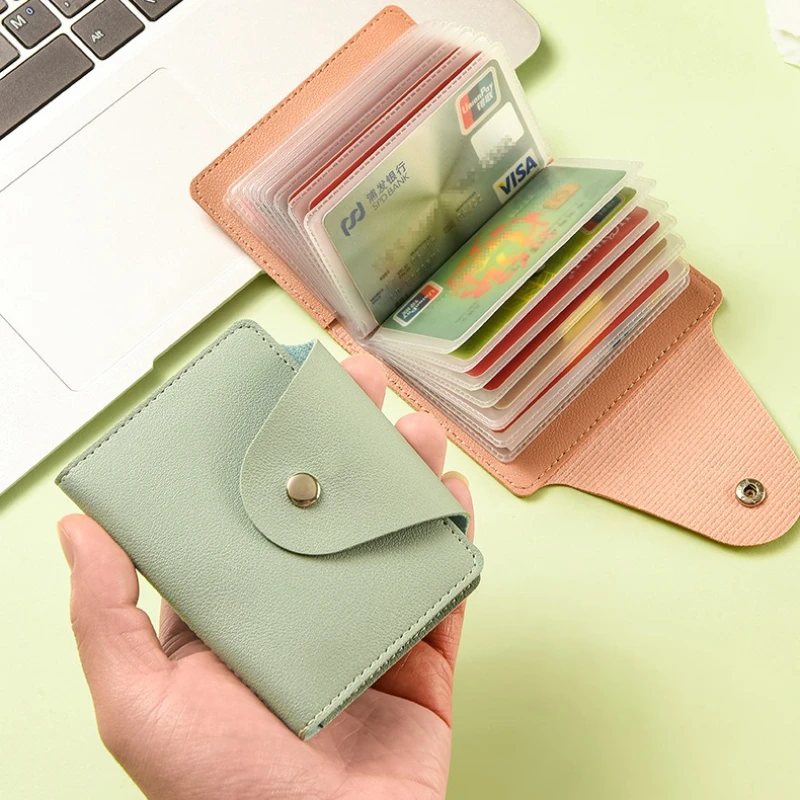 

34 Slots Card Bag Rfid Business Card Holder Compact and Multifunctional Driver's License Holder Id Credit Card Holder Unisex