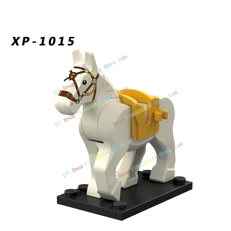 Mini Action Figures Accessoires Speelgoed Voor Kinderen XP1011-XP1016 Middeleeuwse Militaire Oude Oorlog Paard Bouwstenen