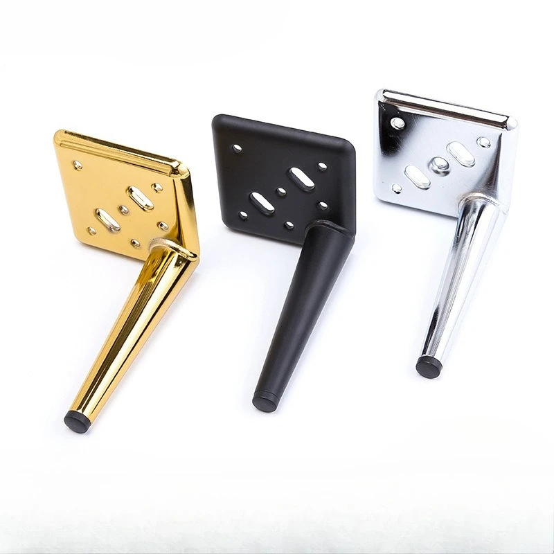 4 Pcs Furniture Legs Sofa Chair Feet Cupboard Cabinet Foot Cabinet Table Leg 13/15/17CM Height Bed Legs with Screws