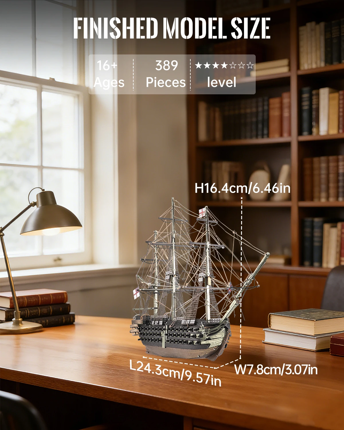 Model Kit Hms Victory - Piececool 3D Puzzles Metal Model Kit