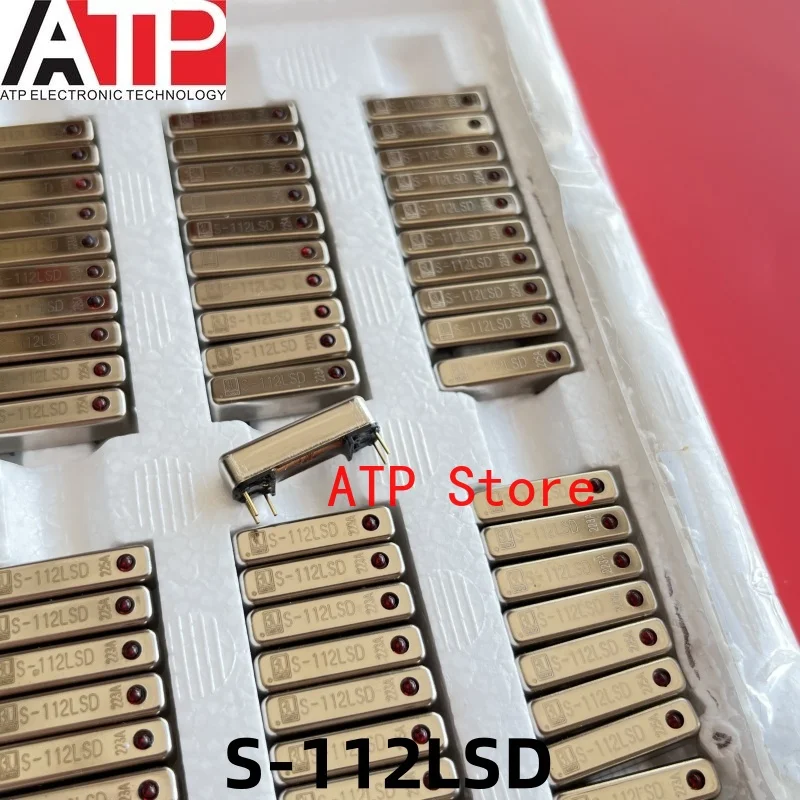 1PCS S-112LSD S-105MA  Dry spring relay with indicator light 12V Integrated chip IC original inventory