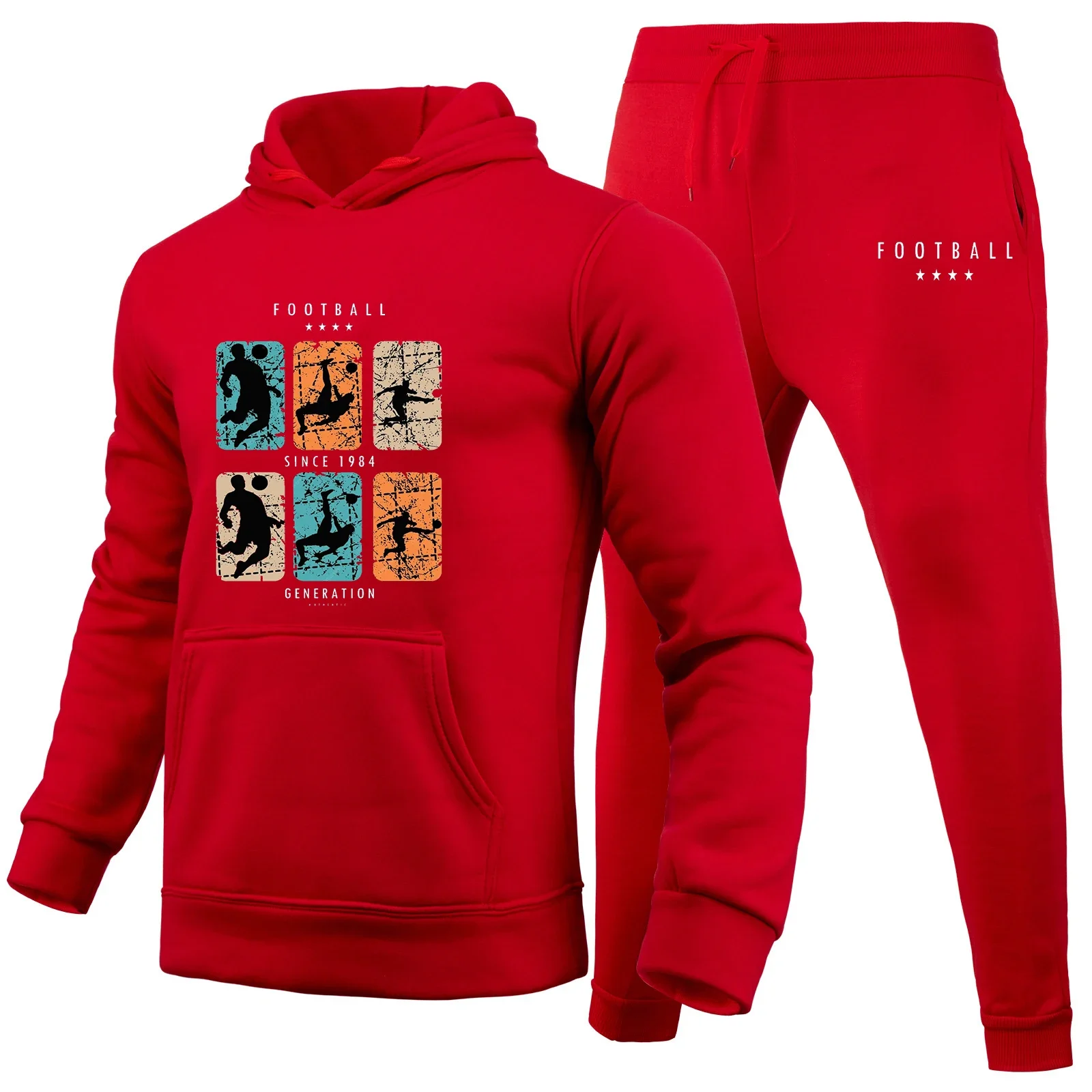 Men's sportswear 2-piece set, men's trendy sweaters, running sportswear, autumn sportswear