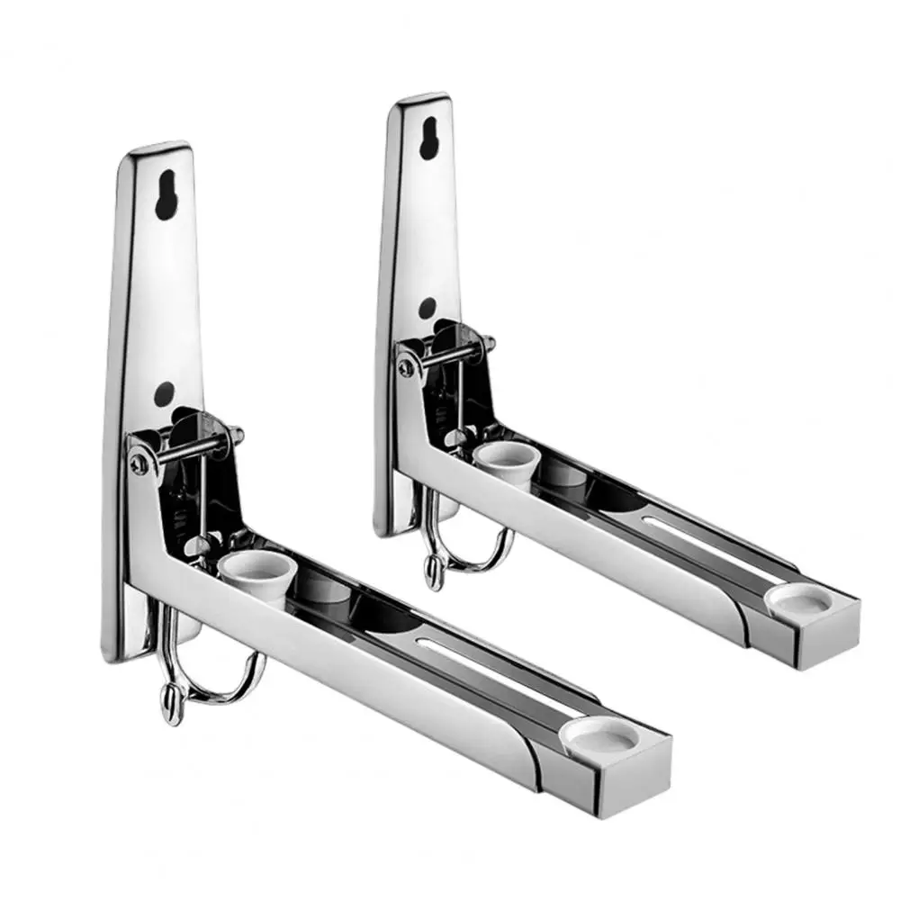 Wall-mounted Storage Rack Wall-mounted Rack Stainless Steel Wall Mounted Microwave Oven Rack with Strong for Electrical