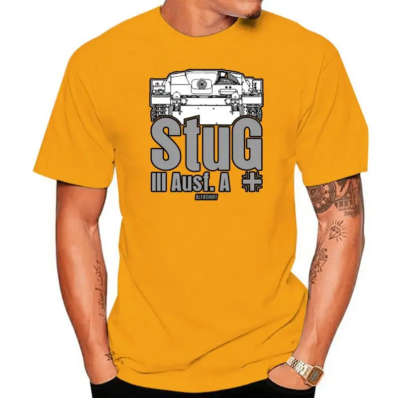 Short Sleeve Cool T-Shirts Designs Best Selling Men Stug 3 Sturmgeschutz Iii Sdkfz 142 Panzer Execution A 75Cmt Shirt Making