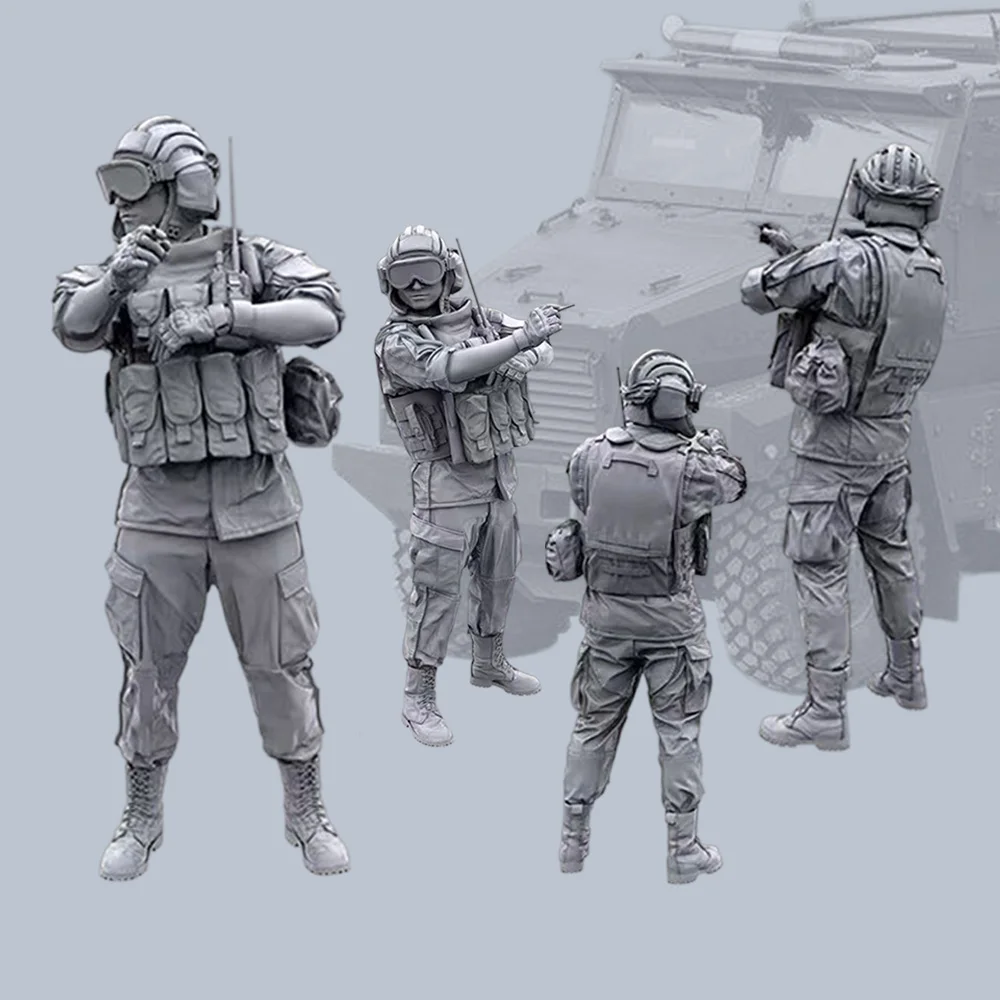 1/35 Resin Model Russian Modern Special Forces Soldier High Quality Unpainted Assemble Diy Military War Collection Gift
