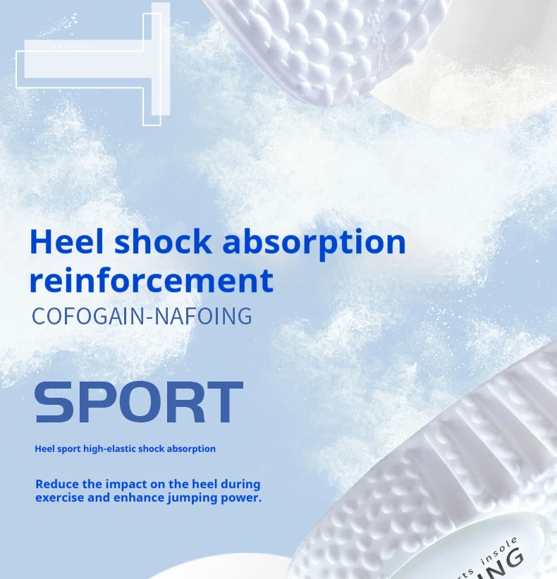 Neue Einlegesohlen zur Erhöhung der Körpergröße für Herren und Damen, stoßdämpfende Sport-Einlegesohlen, atmungsaktive Komfort-Schuheinlagen, 2 Stück/4 Stück – Detail 7
