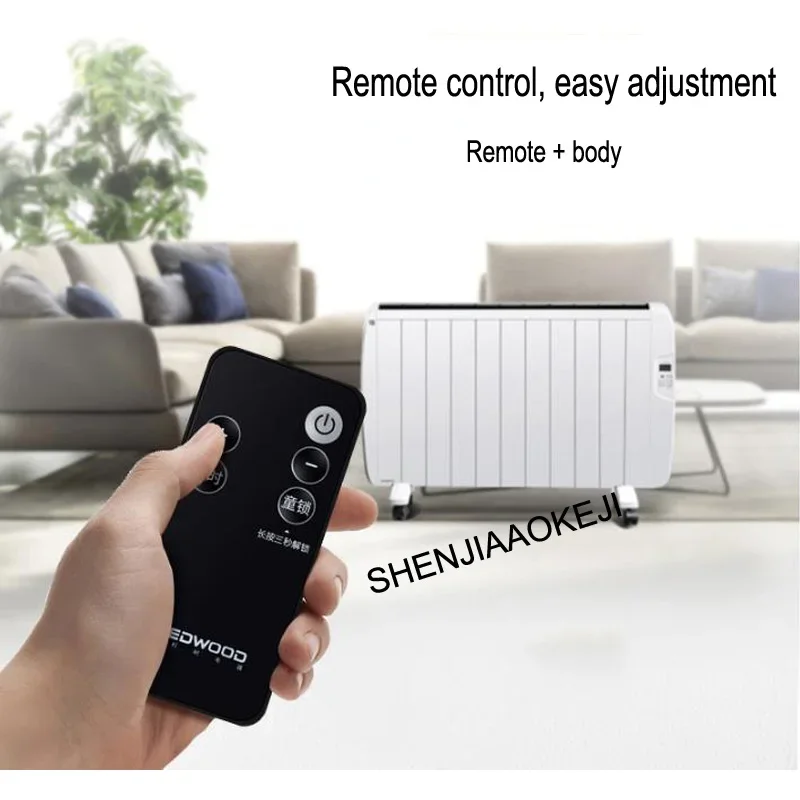 Aggiorna il nuovo riscaldatore CA220DB Riscaldatori a risparmio energetico per uso domestico Radiatore elettrico a parete Calore in lamiera di alluminio 2200 W 1 pz