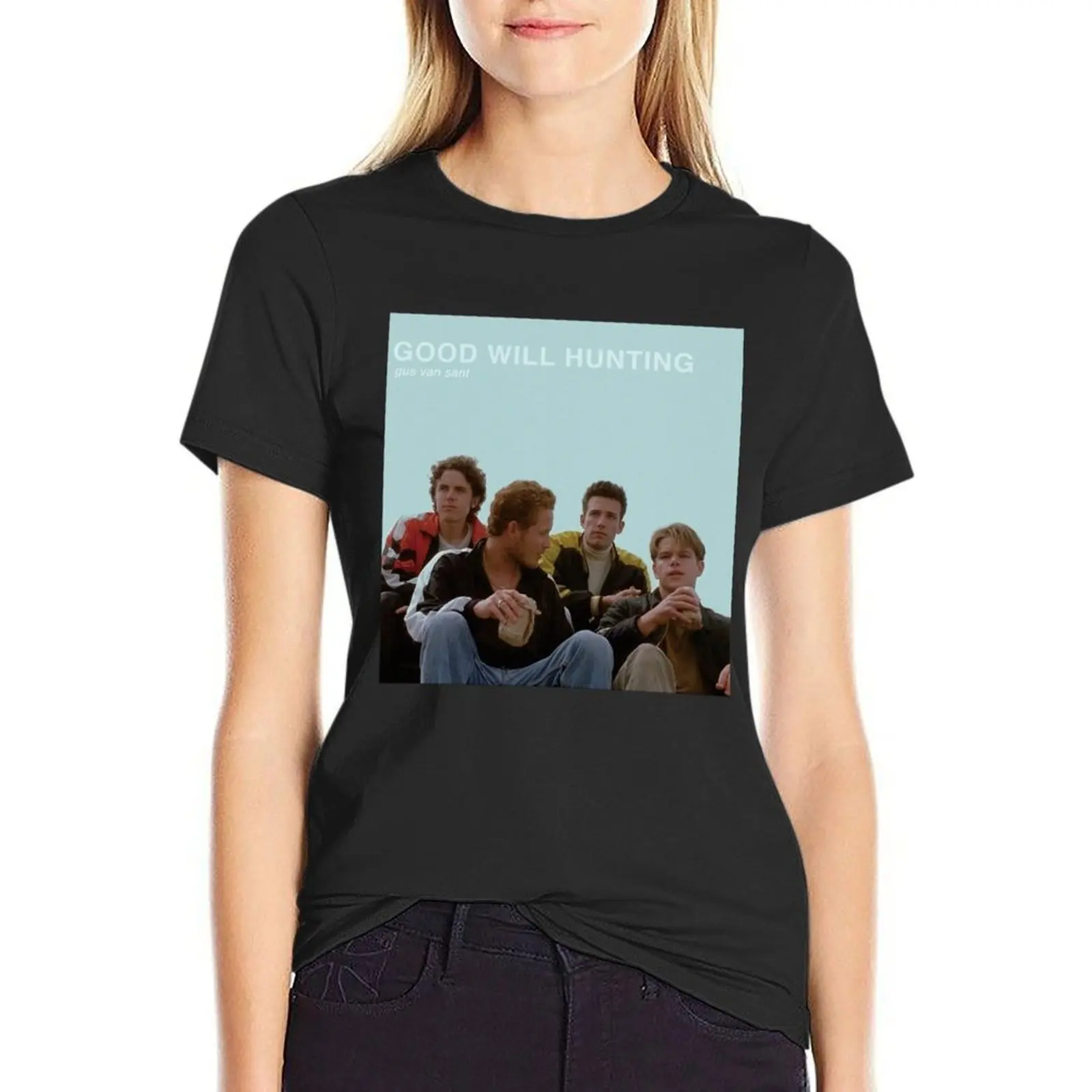 

ood will hunting T-Shirt oversized cute clothes customizeds aesthetic clothes t-shirt dress for Women long