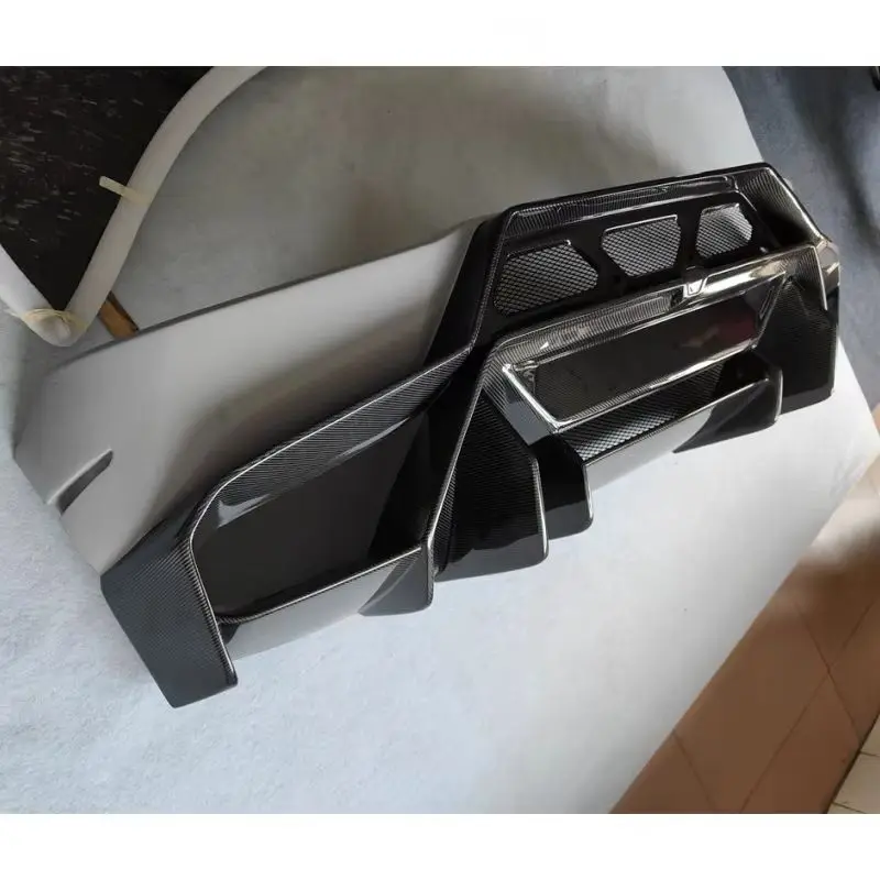 

Подходит для Lamborghini Huracan LP580 LP610, модифицированный комплект кузова, задний бампер из полууглеродного волокна в стиле V