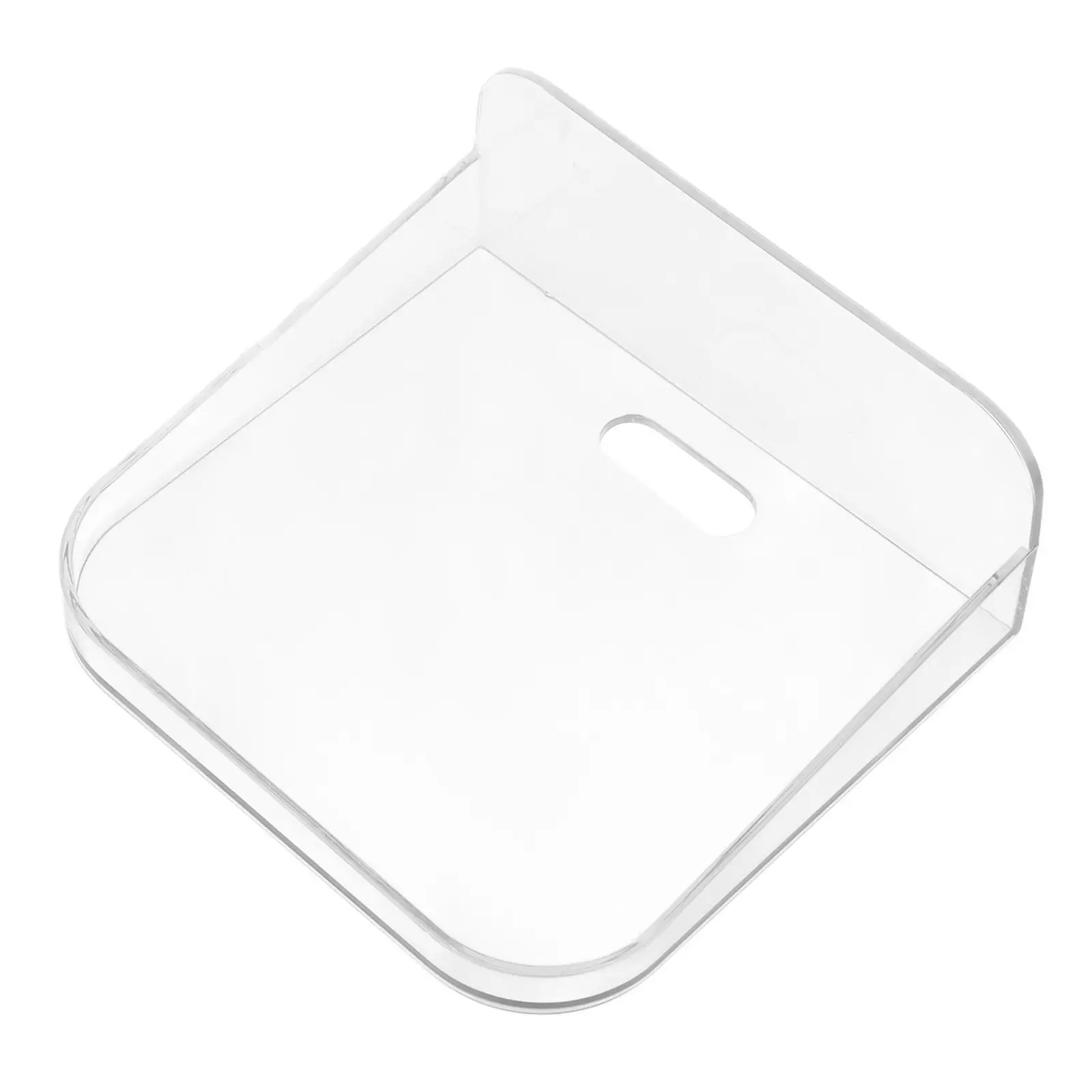 No Drill Wall Mount Shelf Clear Small Floating Shelf Security Camera Holder Monitor Mount Indoor Wall Storage