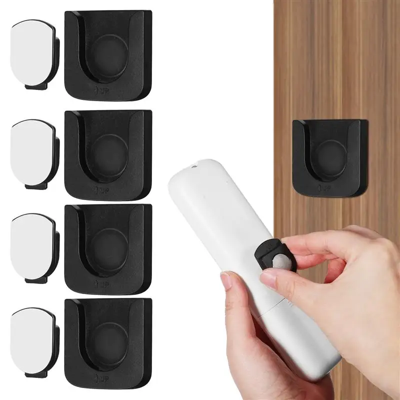 Магнитный держатель для пульта дистанционного управления, настенный органайзер с сильным магнитом, 4 набора