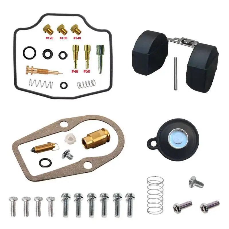 Kit de reparación de carburador, juego de diafragma flotante, piezas de reconstrucción de carburador para YAMAHA SZR 660 SZR660 4SU 1995 1997