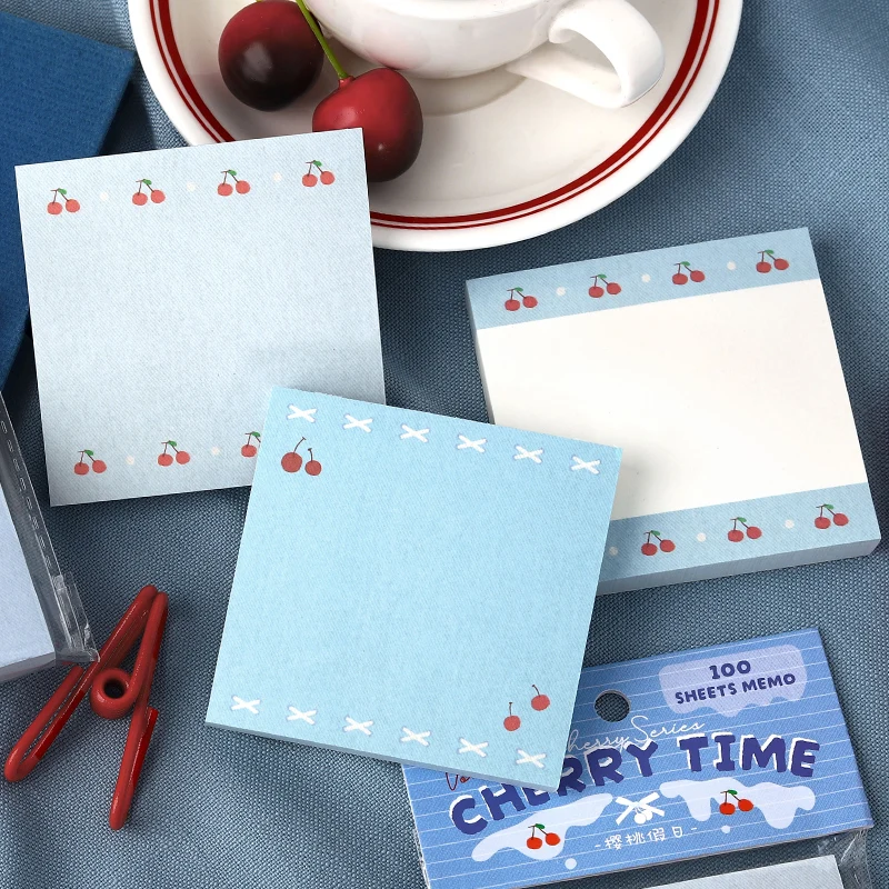 100 ورقة سلسلة عطلة الكرز Kawaii Ins تعليقات ملاحظات الإبداعية الكولاج DIY بها بنفسك سجل القصاصات المواد اللوازم المكتبية المدرسية #2