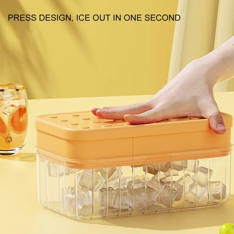 

Лотки для льда для морозильной камеры с крышкой, гибкий силиконовый лоток для льдогенератора для морозильной камеры, формы для изготовления кубиков для текилы, водки