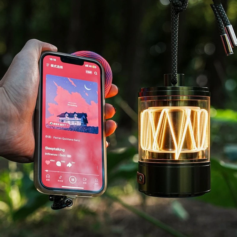 Altavoz Bluetooth con Luz Ambi - Outdoor Lighting Wireless reseña y precio