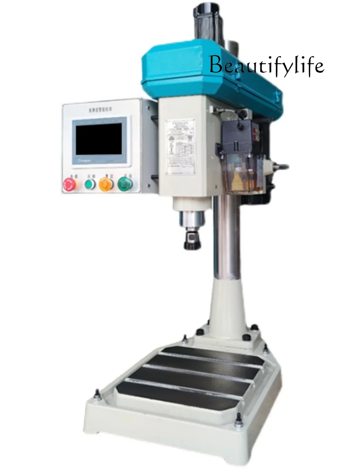 Desktop numerical control drill intelligent all-in-one machine automatic double automatic gear type tapping machine multi-axis