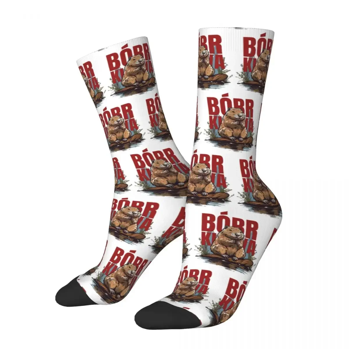 Bobr Kua – Bober, Bobr, Biber, Boberek Socken, Harajuku-Strümpfe, ganzjährig lange Socken, Zubehör für Unisex-Weihnachtsgeschenke