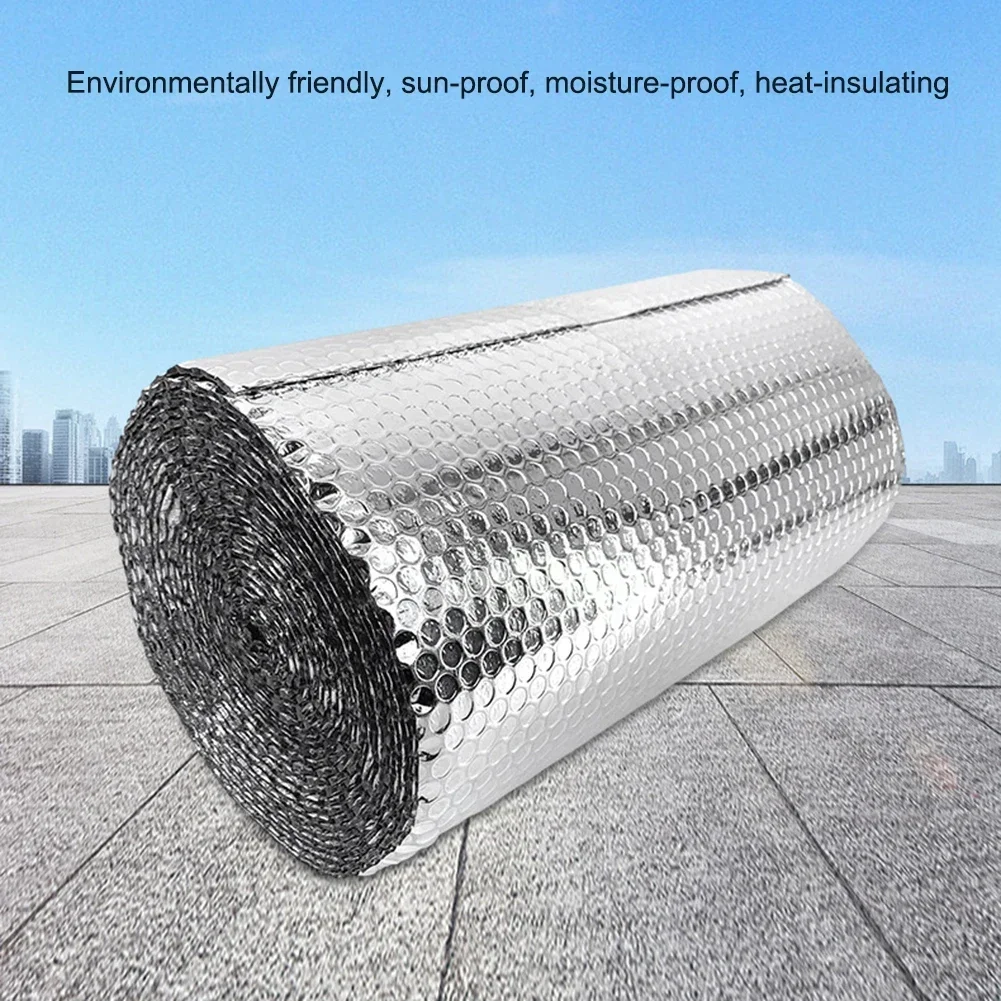 Bubble Foil Insulation Multi-Purpose Double Aluminium Radiator Heat Loft Wall Cold Storage Room, External Wall, Floor, Garage