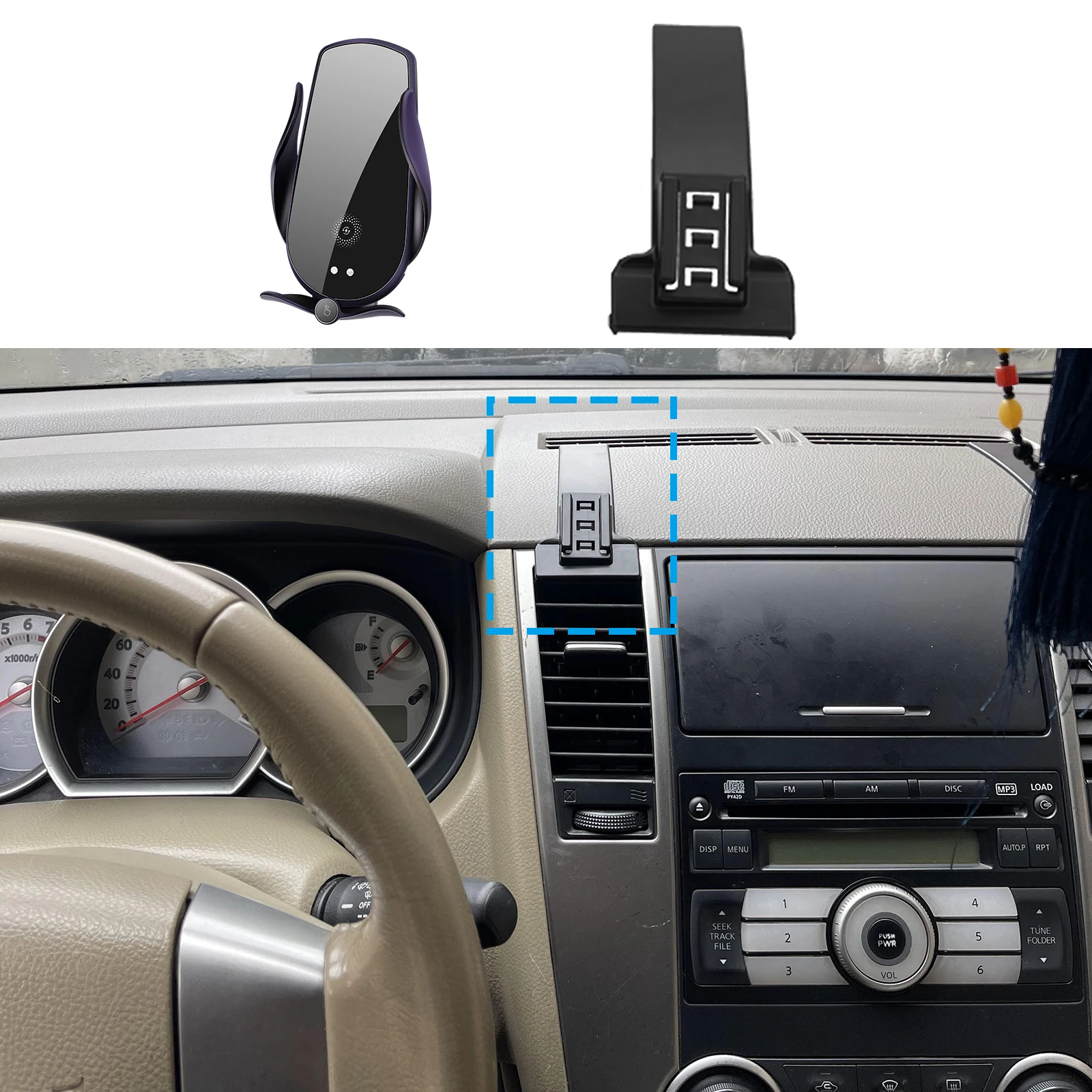 

Car Mobile Phone Holder for Nissan Tiida Latio Versa Trazo C11 2006-2008 2009 2010 Stand Auto GPS Bracket Navigation Accessories