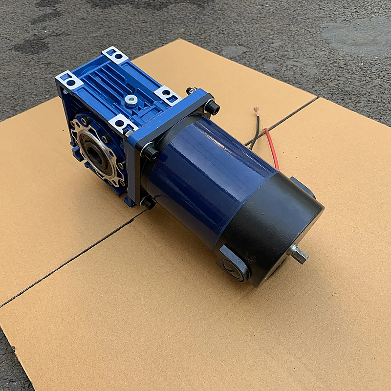 DC forward and reverse geared motor self-locking 24V high torque low-speed motor DC48V forward and reverse rotation brushed slow